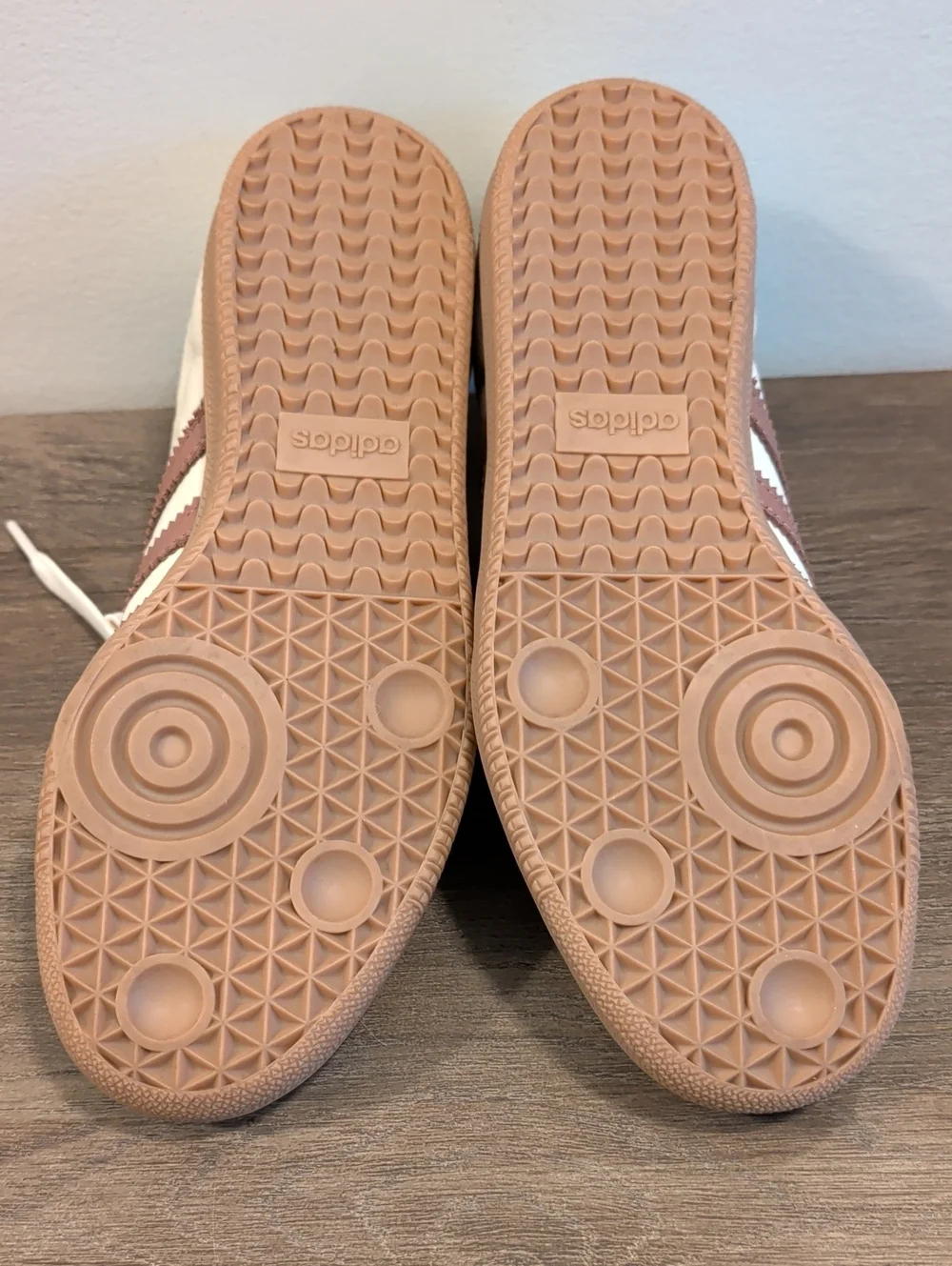adidas Samba Women's Sneakers in Cream and Dusty Pink